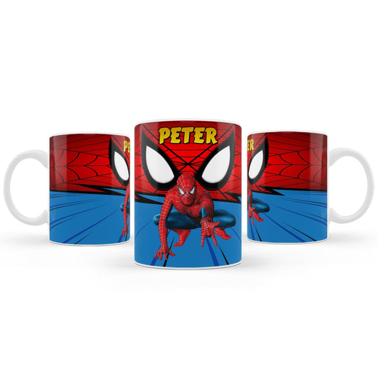 Mug with Spiderman sublimation print
