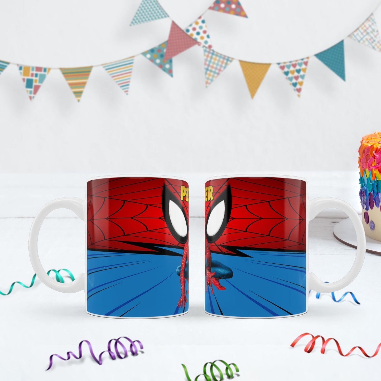 Spiderman Birthday Decorations, Spiderman Marvel Party Supplies, Super Heroes Themed, Spider-Man Digital Template, Editable Spiderman Image SVG PNG