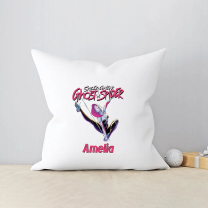 Spider-Gwen Birthday Decorations, Ghost Spider Party Supplies, Gwen Stacy Themed, Spider Woman Digital Template, Editable Spider-Woman Image SVG PNG