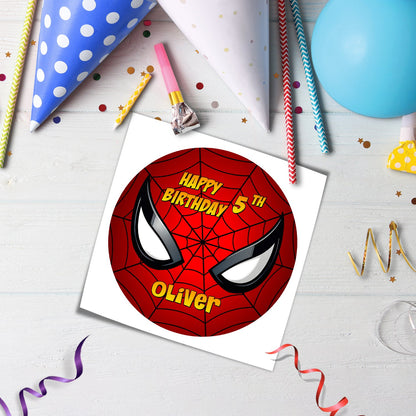 Spiderman Personalized Edible Icing Sheet Cake Images