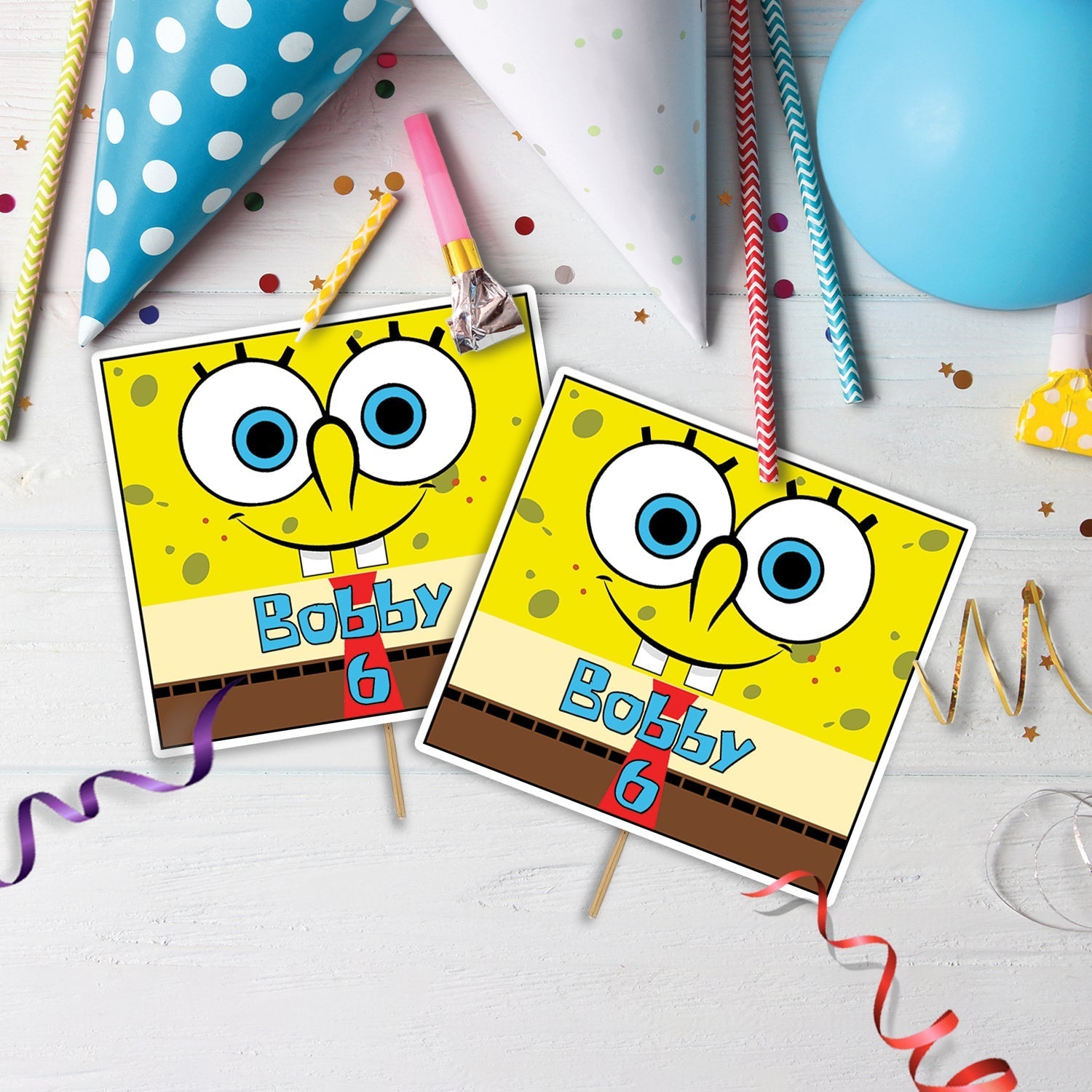 Spongebob SquarePants Birthday Decorations, Mr. Krabs Party Supplies, Patrick Star, Spongebob, SpongeBob SVG