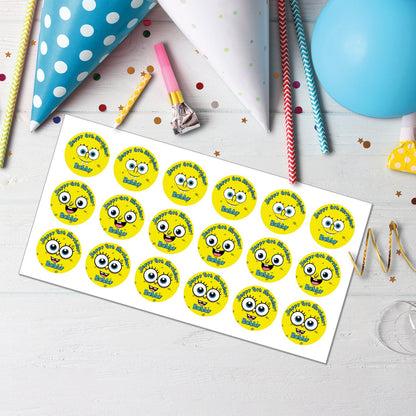 Add Fun to Your Party with Spongebob Personalized Cupcakes Toppers - Ideal for Kids’ Parties