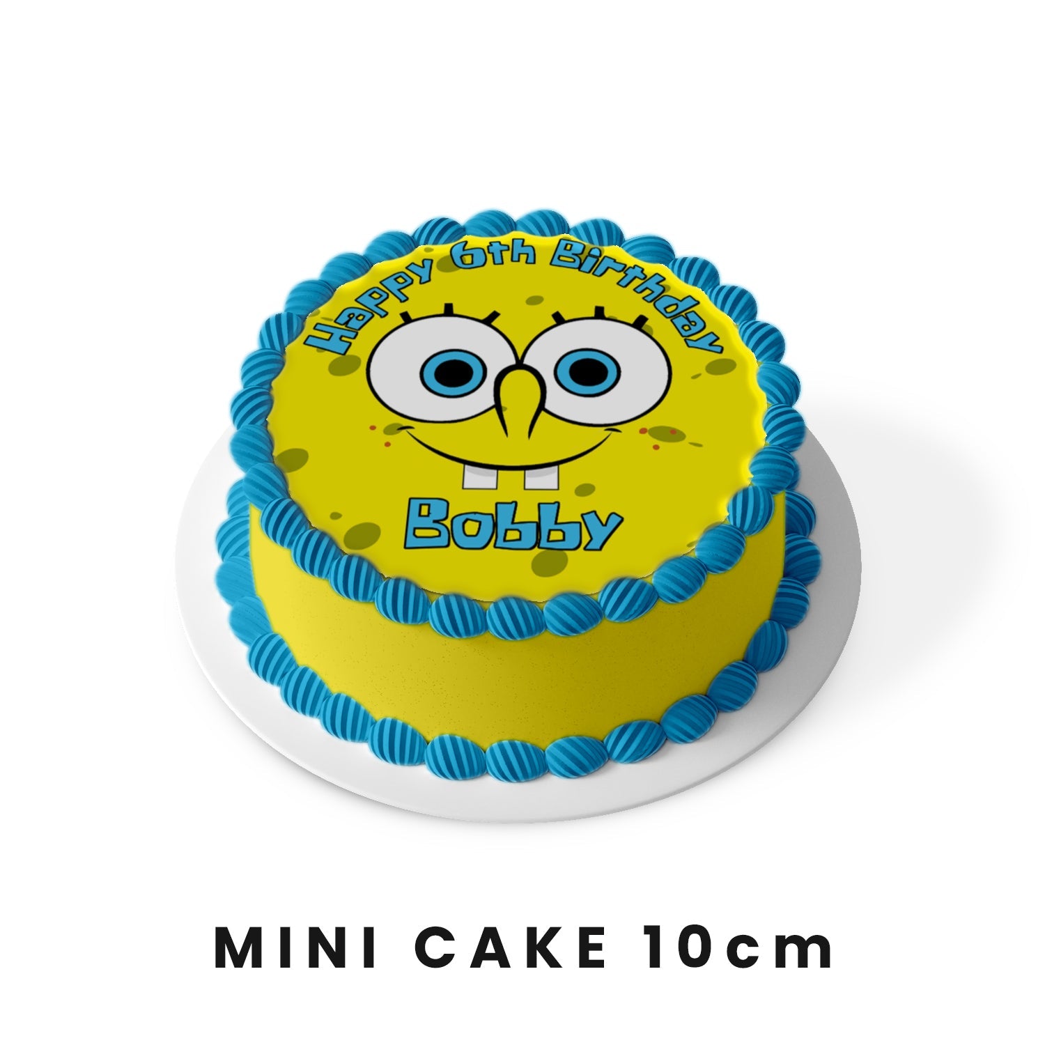 Round Spongebob edible sheet cake images