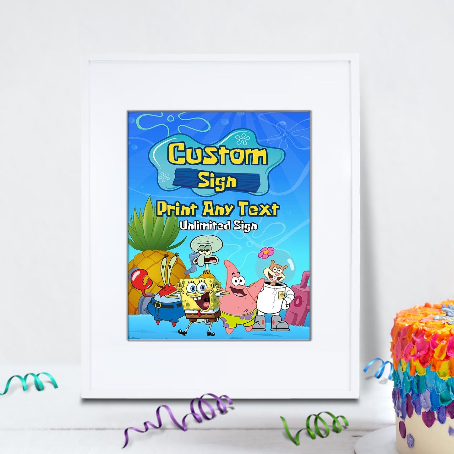 Spongebob SquarePants Birthday Decorations, Mr. Krabs Party Supplies, Patrick Star, Spongebob, Spongebob SVG