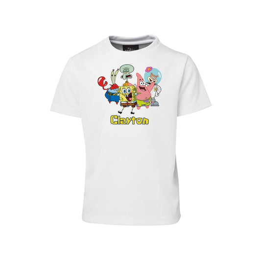 Spongebob themed sublimation T-shirts