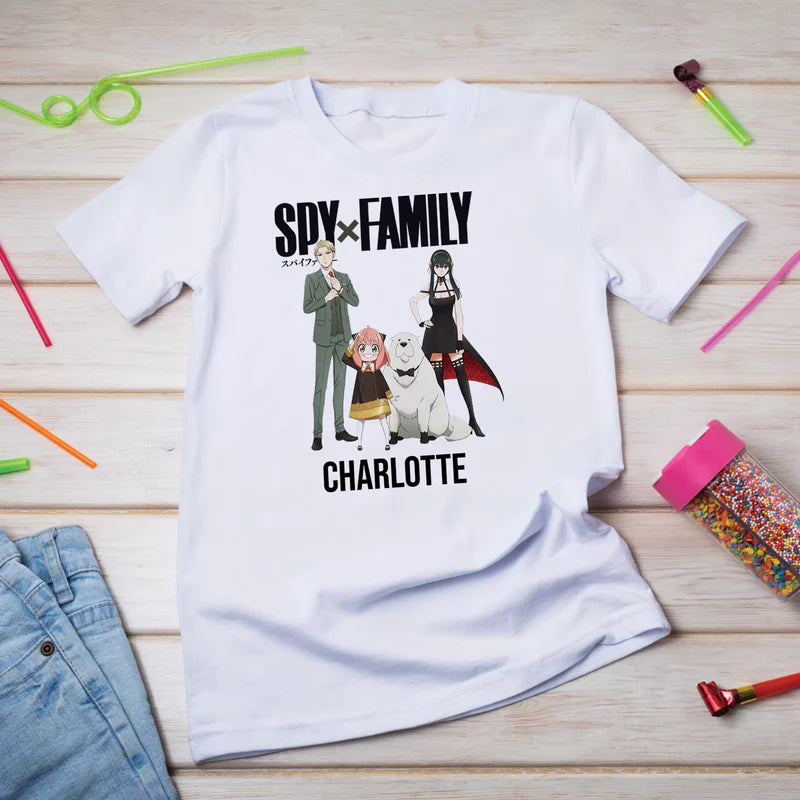 Spy X Family Birthday Decorations, Anime Party Supplies, Anya Forger Themed, Forger Family Digital Template, Editable Spy X Family Image SVG PNG