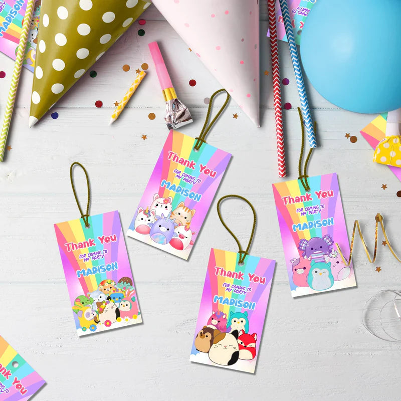 Squishmallows Birthday Decorations, Squishmallows Party Supplies, Squishmallows Themed, Squishmallows Digital Template, Editable Squishmallows Image SVG PNG