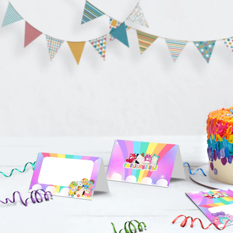 Squishmallows Birthday Decorations, Squishmallows Party Supplies, Squishmallows Themed, Squishmallows Digital Template, Editable Squishmallows Image SVG PNG