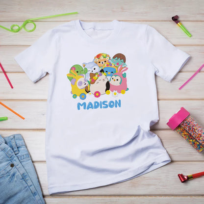 Squishmallows Birthday Decorations, Squishmallows Party Supplies, Squishmallows Themed, Squishmallows Digital Template, Editable Squishmallows Image SVG PNG