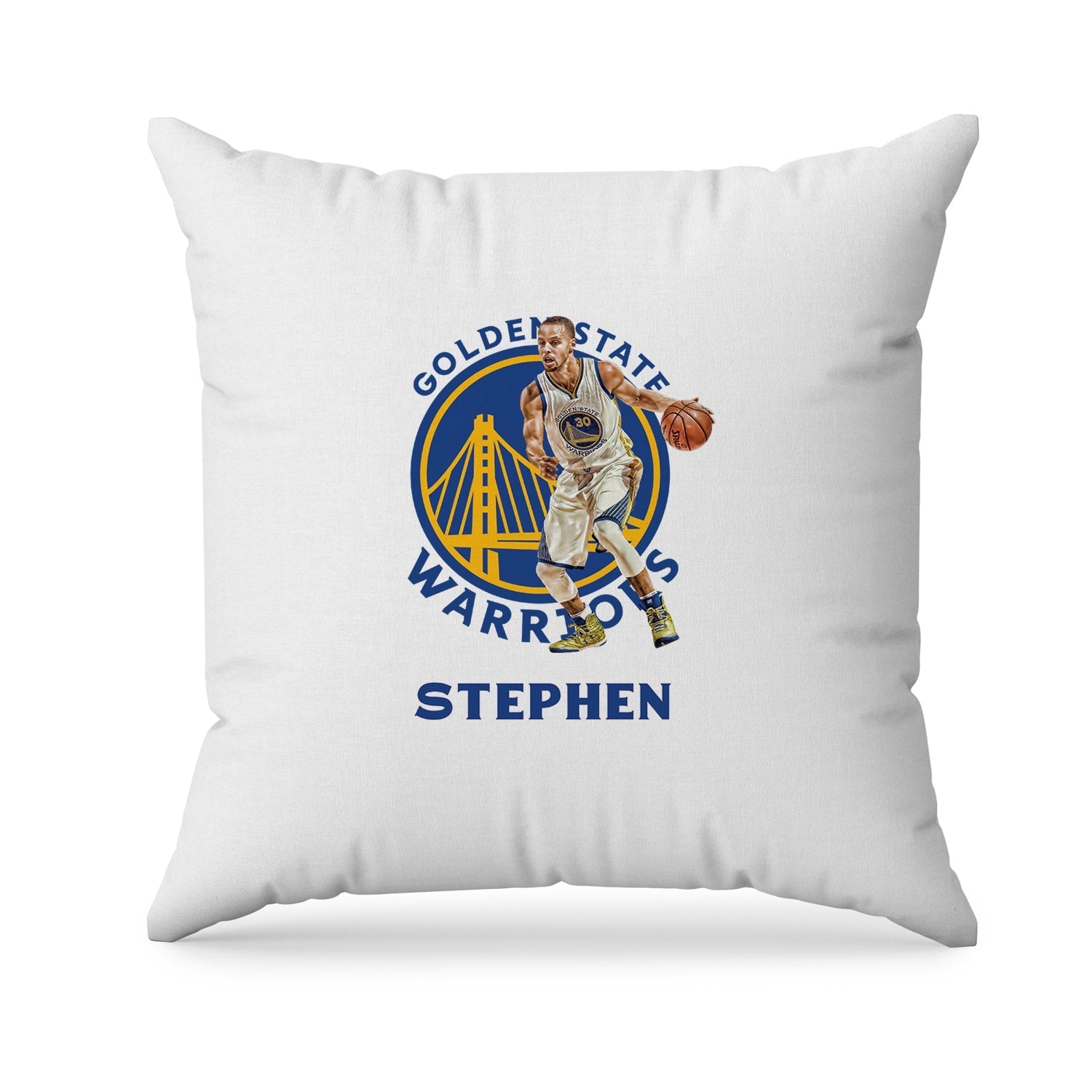 Sublimation pillowcase featuring Stephen Curry design