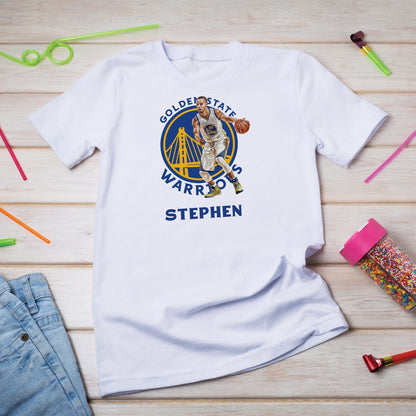 Stephen Curry Birthday Decorations, Golden State Warriors Party Supplies, Basketball NBA Star Themed, Stephen Curry Digital Template, Editable Stephen Curry Image SVG PNG