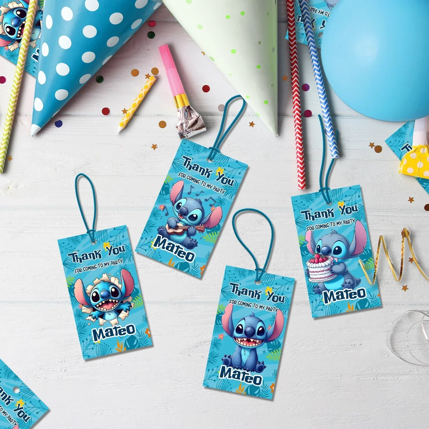 Lilo & Stitch Birthday Decorations, Disney Stitch Party Supplies, Stitch Birthday Themed, Stitch Movie Digital Template, Editable Stitch Image SVG PNG