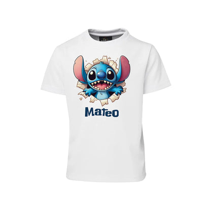 Stitch Sublimation T-Shirt with personalized Stitch print