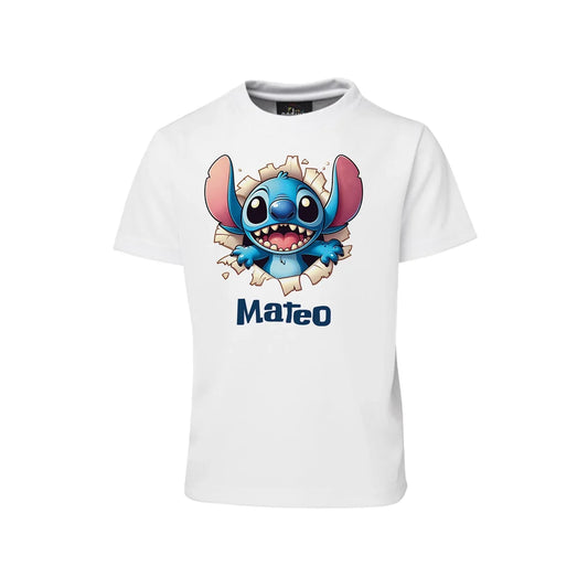 Stitch Sublimation T-Shirt with personalized Stitch print