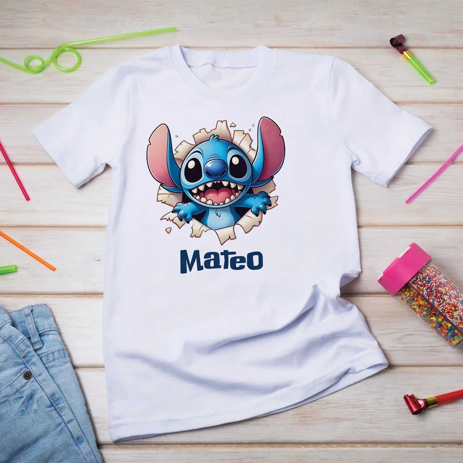 Lilo & Stitch Birthday Decorations, Disney Stitch Party Supplies, Stitch Birthday Themed, Stitch Movie Digital Template, Editable Stitch Image SVG PNG