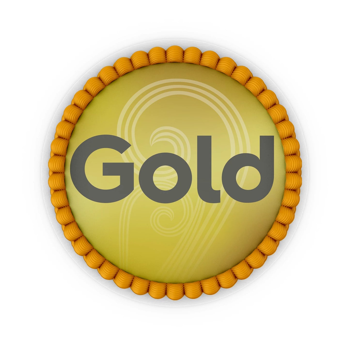 Super Gold Card edible cake image.