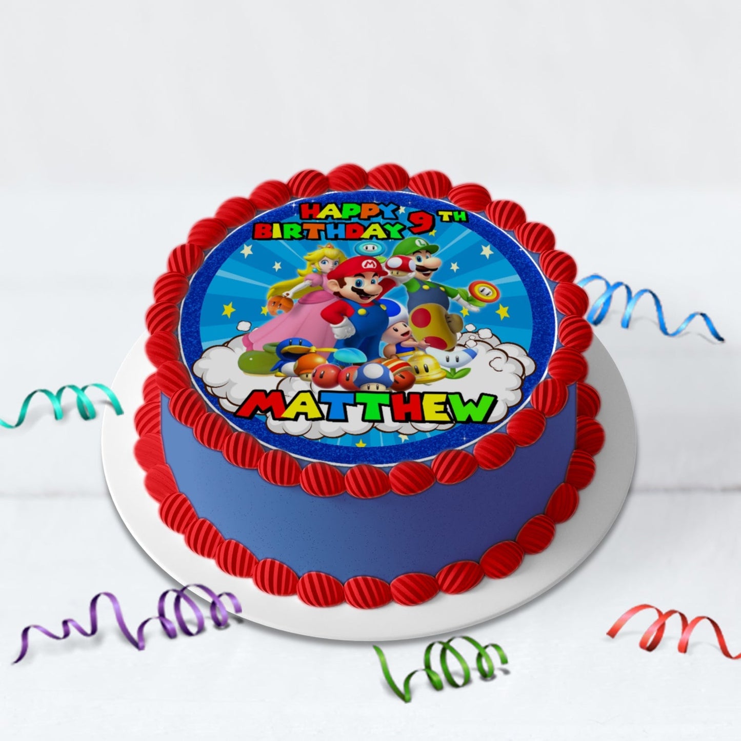 Super Mario Birthday Decorations, Mario Bros Party Supplies, Mario Nintedo Games Themed, Mario Digital Template, Editable Super Mario Image SVG PNG