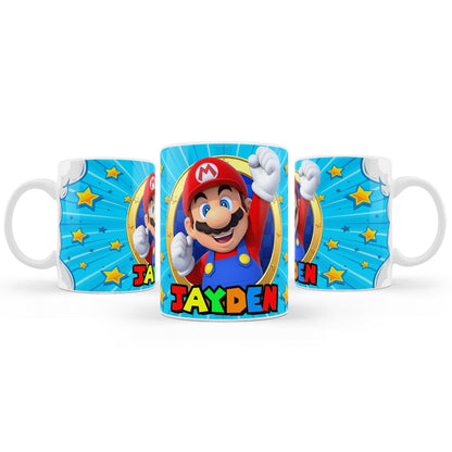 Sublimation mug with Super Mario theme