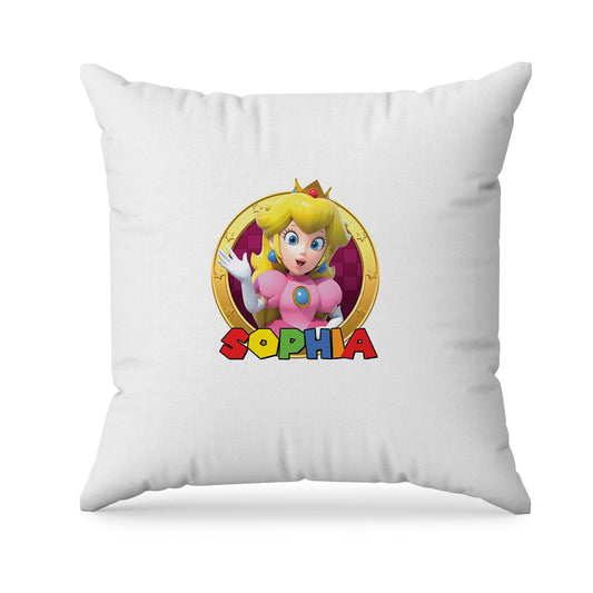 Sublimation pillowcase with Super Mario Princess Peach theme