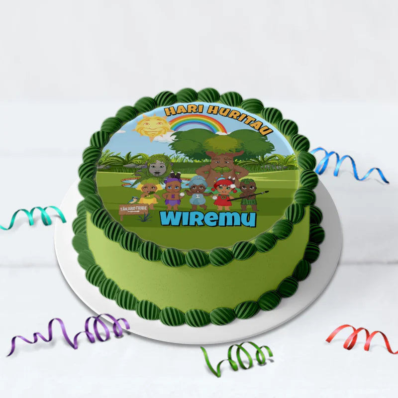 Takaro Tribe Birthday Decorations, Maori series Party Supplies, Te Reo Maori Themed, Hari Huritau Digital Template, Editable Takaro Tribe Image SVG PNG
