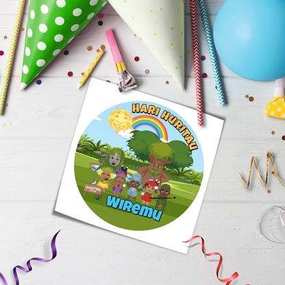 Takaro Tribe Icing Sheet Cake Images Custom Edible Topper