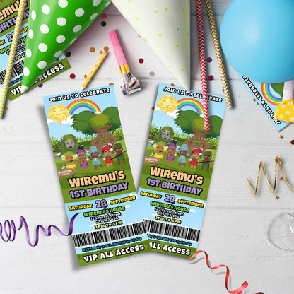 Takaro Tribe Birthday Decorations, Maori series Party Supplies, Te Reo Maori Themed, Hari Huritau Digital Template, Editable Takaro Tribe Image SVG PNG