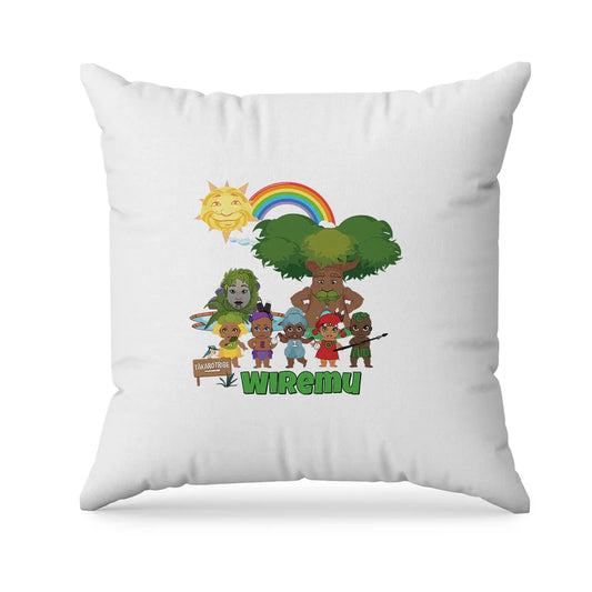 Takaro Tribe sublimation pillowcase with colorful party graphics