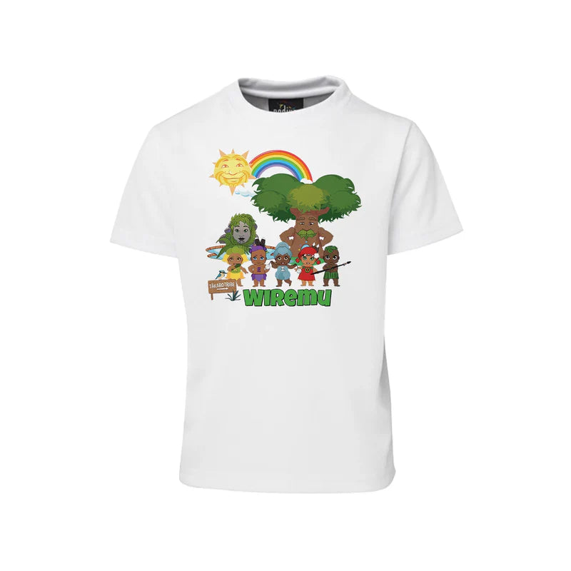 Takaro Tribe sublimation t-shirt with vibrant themed artwork