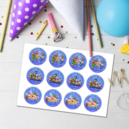Best Talking Tom Personalized Cupcakes Toppers