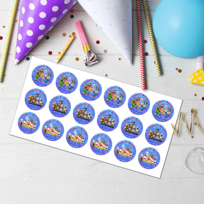 Best Talking Tom Personalized Cupcakes Toppers
