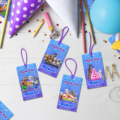 Talking Tom Birthday Decorations, Kids Series Party Supplies, Talking Tom Themed, Talking Tom Digital Template, Editable Talking Tom Image SVG PNG