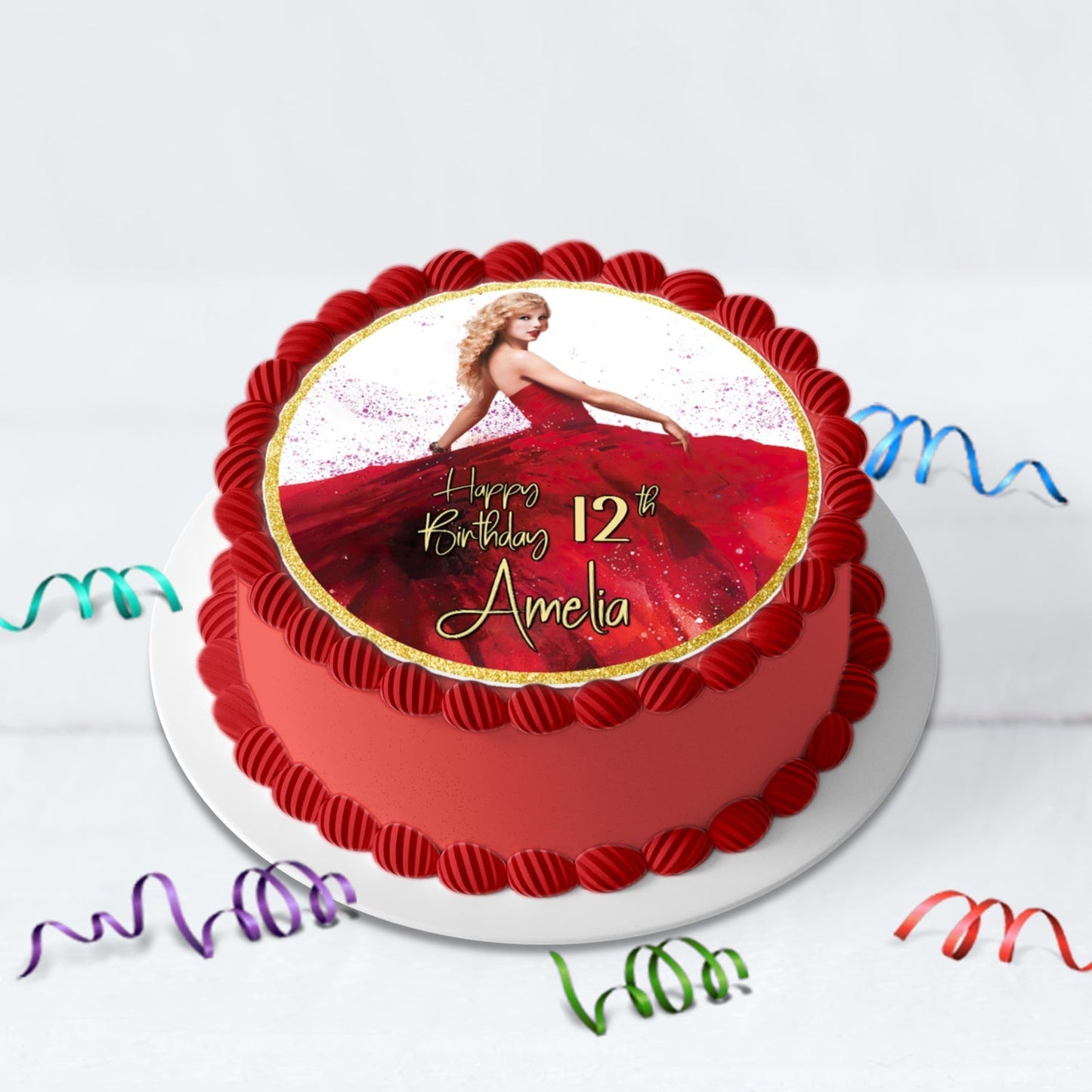 Taylor Swift Birthday Decorations, Swifties Party Supplies, Eras Tour Themed, Taylor Swift Digital Template, Editable Taylor Swift Image SVG PNG