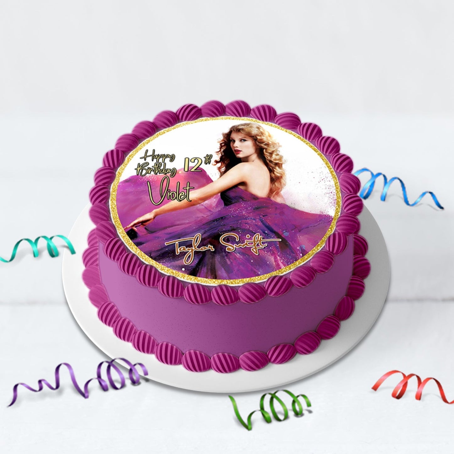 Taylor Swift Birthday Decorations, Swifties Party Supplies, Eras Tour Themed, Taylor Swift Digital Template, Editable Taylor Swift Image SVG PNG