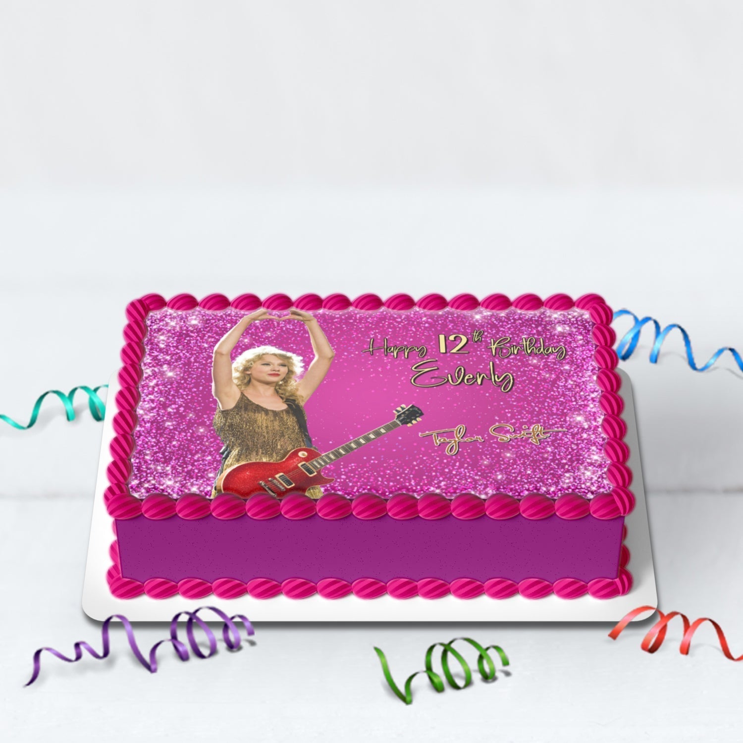 Taylor Swift Birthday Decorations, Swifties Party Supplies, Eras Tour Themed, Taylor Swift Digital Template, Editable Taylor Swift Image SVG PNG