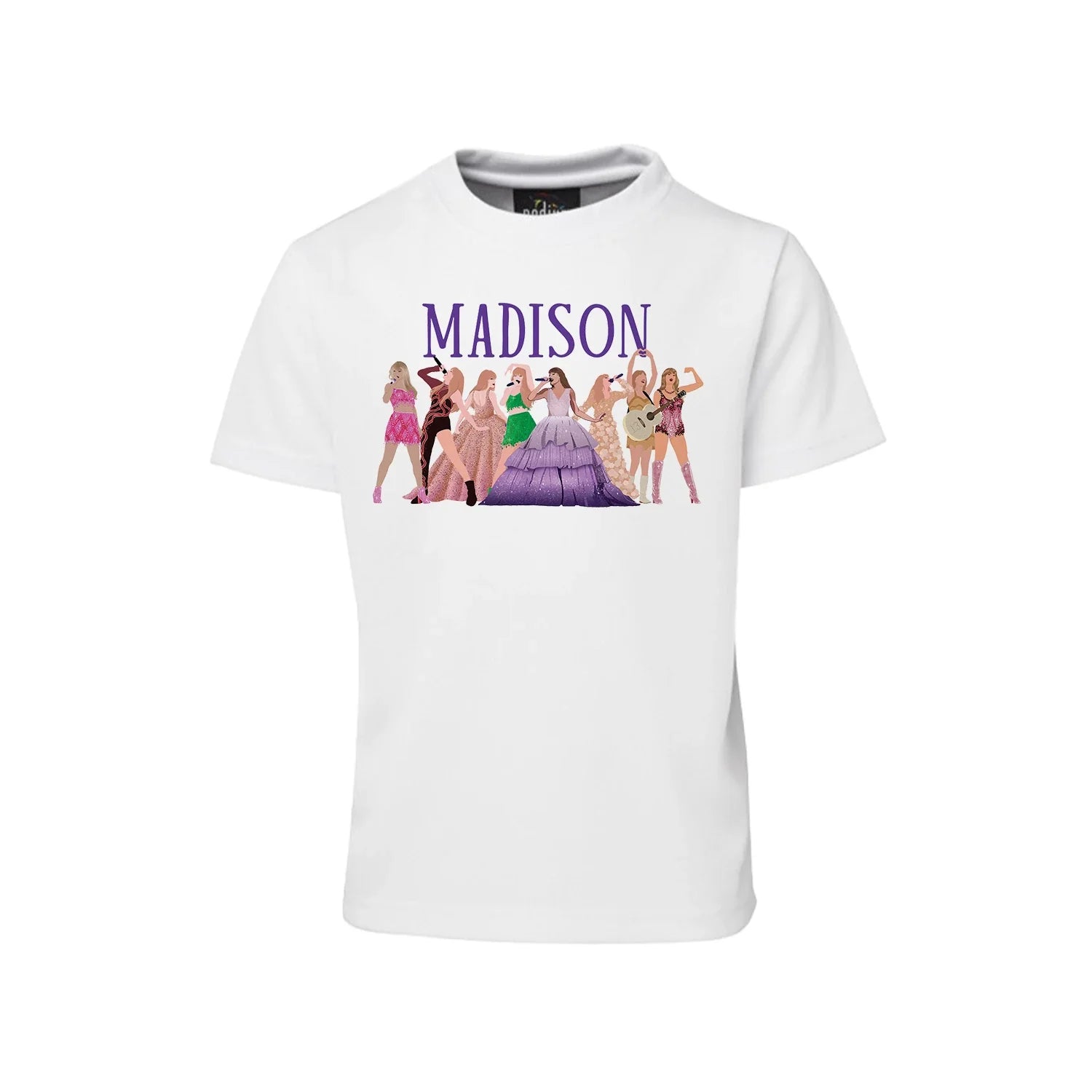 Taylor Swift Sublimation T-Shirt with personalized Taylor Swift graphics