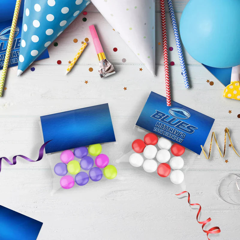 The Blues Birthday Decorations, Auckland Rugby Party Supplies, Rugby Themed, All Blacks Digital Template, Editable The Blues Rugby Image SVG PNG