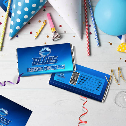 The Blues Birthday Decorations, Auckland Rugby Party Supplies, Rugby Themed, All Blacks Digital Template, Editable The Blues Rugby Image SVG PNG