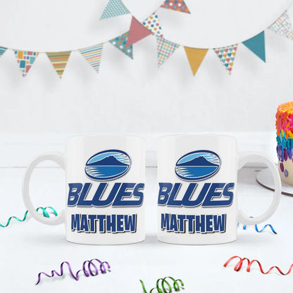 The Blues Birthday Decorations, Auckland Rugby Party Supplies, Rugby Themed, All Blacks Digital Template, Editable The Blues Rugby Image SVG PNG