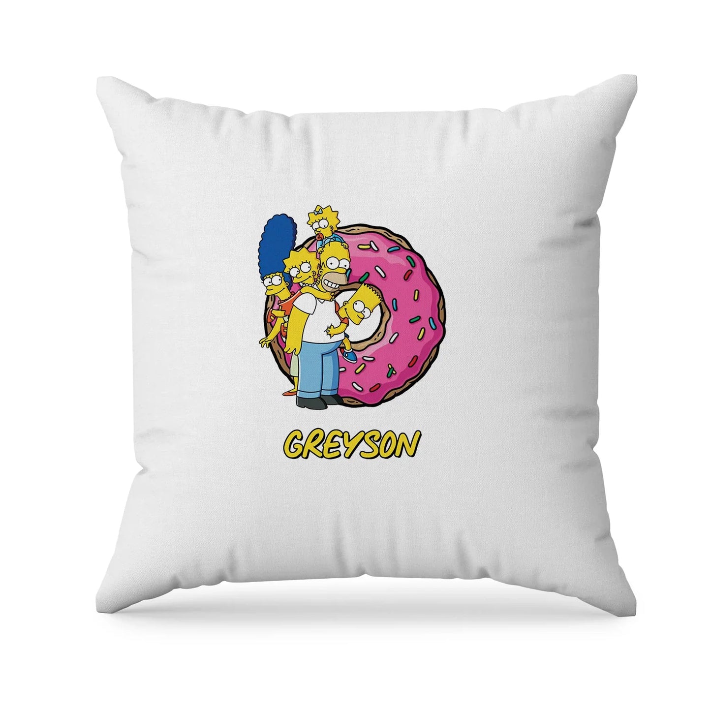 Custom sublimation pillowcases featuring The Simpsons