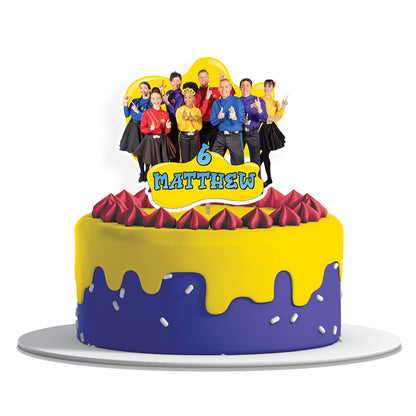 The Wiggles Personalized Cake Toppers