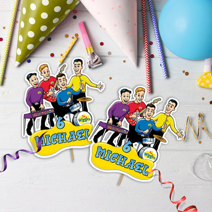 The Wiggles Birthday Decorations, Music for Kids Party Supplies, The Wiggles Cartoon Themed, Nursery Rhymes Digital Template, Editable The Wiggles Image SVG PNG