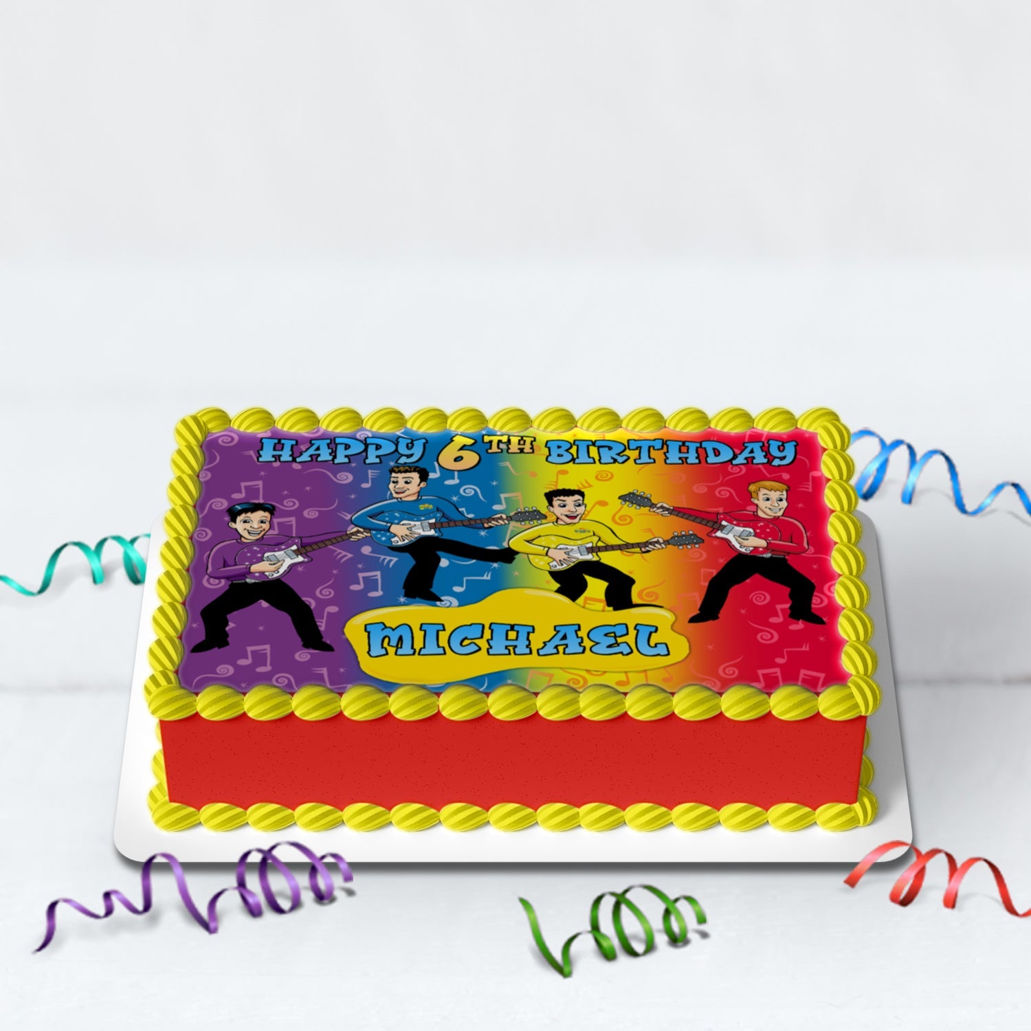 The Wiggles Birthday Decorations, Music for Kids Party Supplies, The Wiggles Cartoon Themed, Nursery Rhymes Digital Template, Editable The Wiggles Image SVG PNG