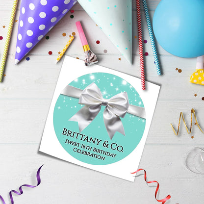 Tiffany & CO Inspired Personalized Icing Sheet Cake Image Custom DIY