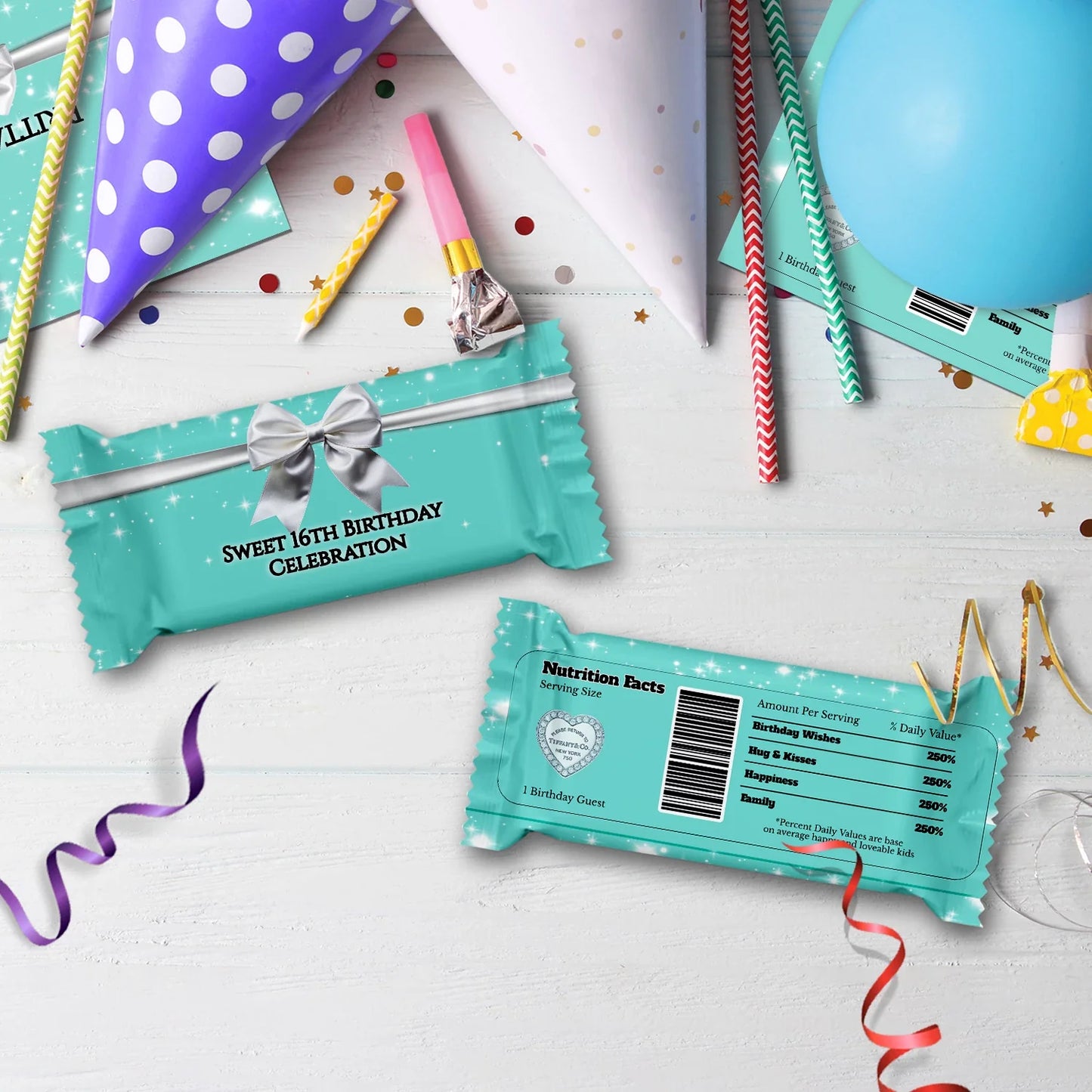 Luxury Items Birthday Decorations, Tiffany & CO Party Supplies, Tiffany n CO Themed, Tiffany&CO Digital Template, Editable Tiffany & CO inspired Image SVG PNG