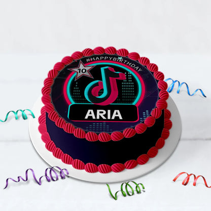 Tiktok Birthday Decorations, Tik tok Party Supplies, tiktok live Themed, tiktok Digital Template, Editable Tiktok Image SVG PNG