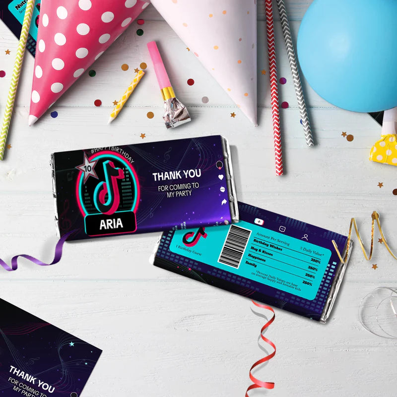 Tiktok Birthday Decorations, Tik tok Party Supplies, tiktok live Themed, tiktok Digital Template, Editable Tiktok Image SVG PNG