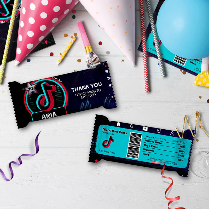 Tiktok Birthday Decorations, Tik tok Party Supplies, tiktok live Themed, tiktok Digital Template, Editable Tiktok Image SVG PNG