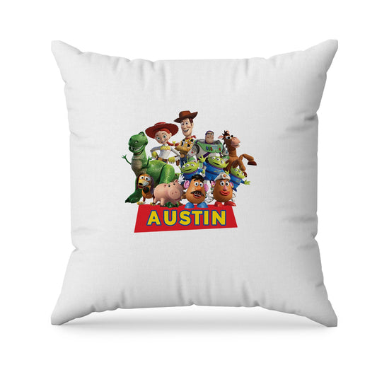 Custom sublimation pillowcases featuring Toy Story characters