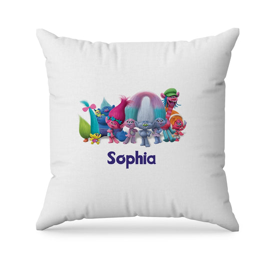 Trolls Personalized Sublimation Pillowcase with Custom name and design