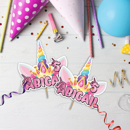 Unicorn Birthday Decorations, Rainbow Party Supplies, Unicorn Horse, Unicorn Rainbow, Unicorn SVG